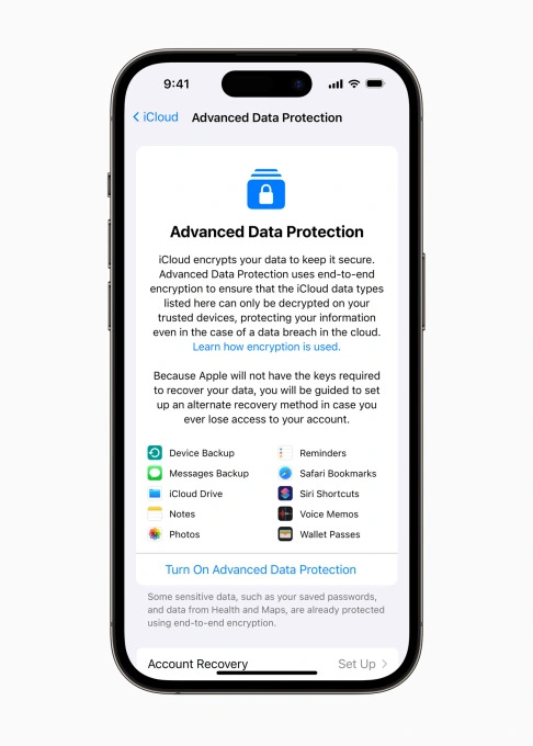 Apple Advanced security