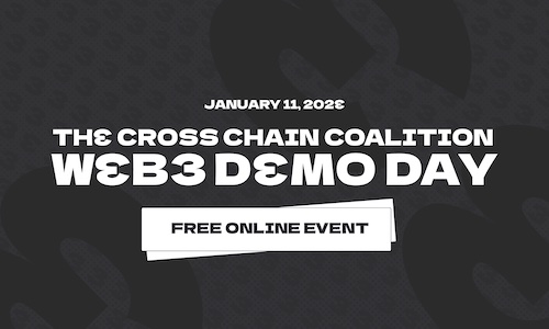 Cross Chain Coalition Web3 Demo Day splash screen