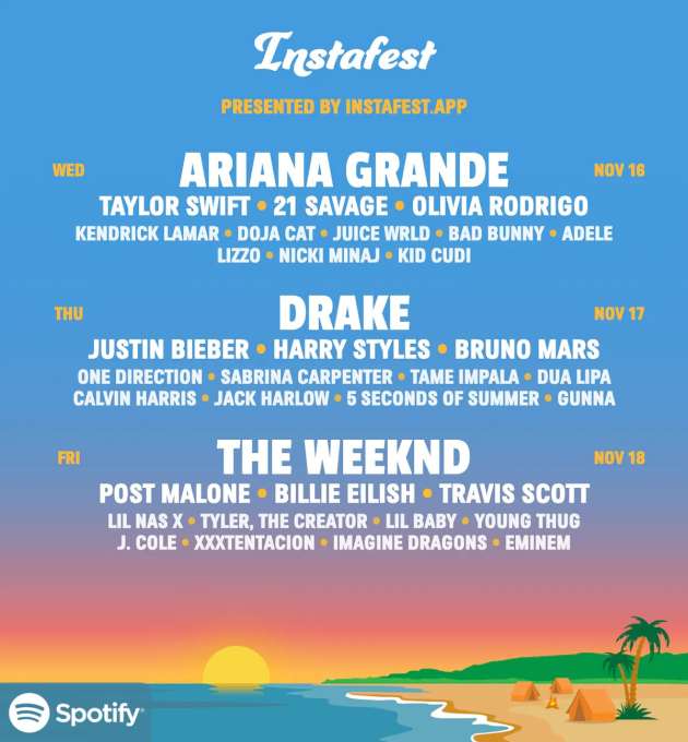 Instafest generated poster