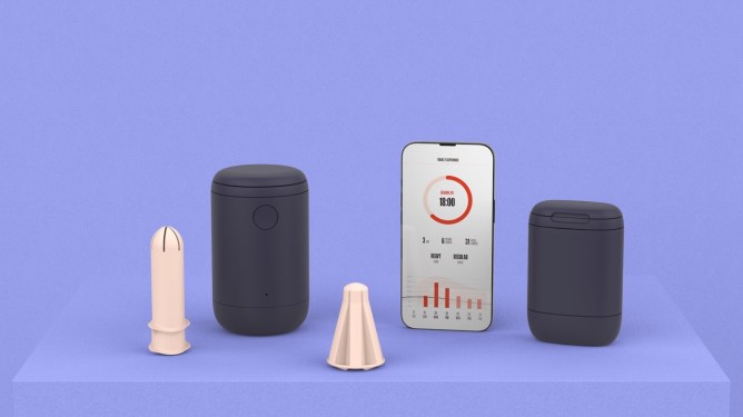 The Emm smart menstrual cup
