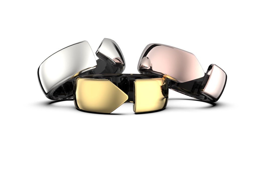 Three of Movano’s new smart rings