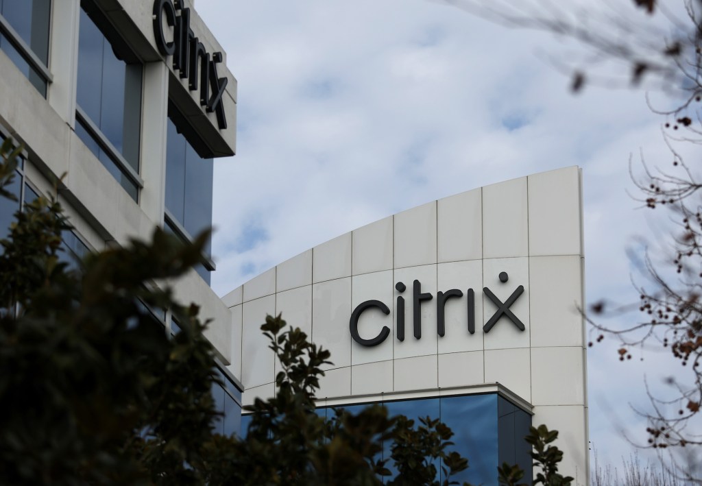Citrix office in the background on a gloomy day