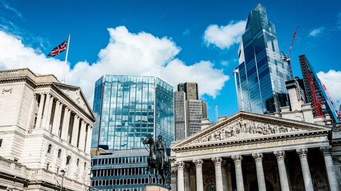 London Stock Exchange, outside view