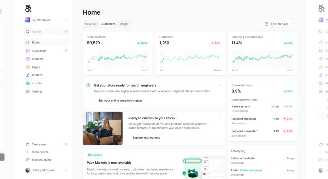 Pack headless commerce