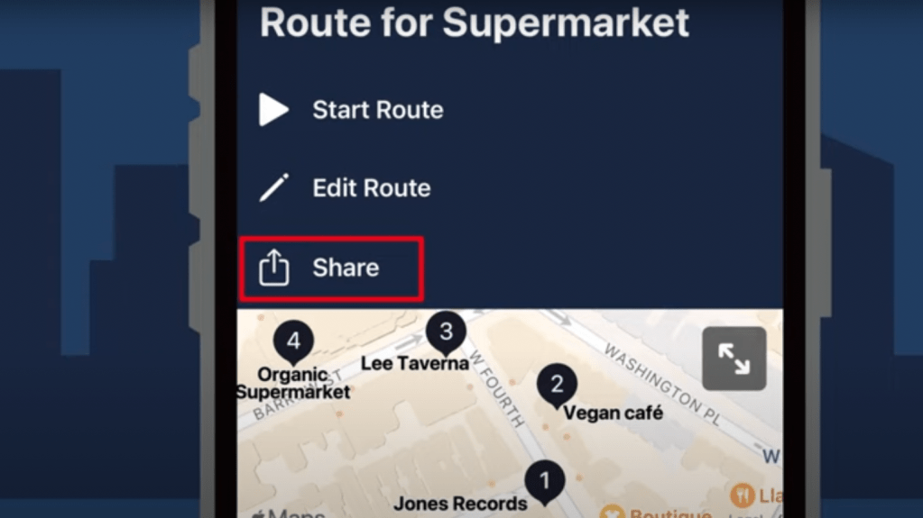 map on smartphone using audio-based technology to help visually-impaired people navigate