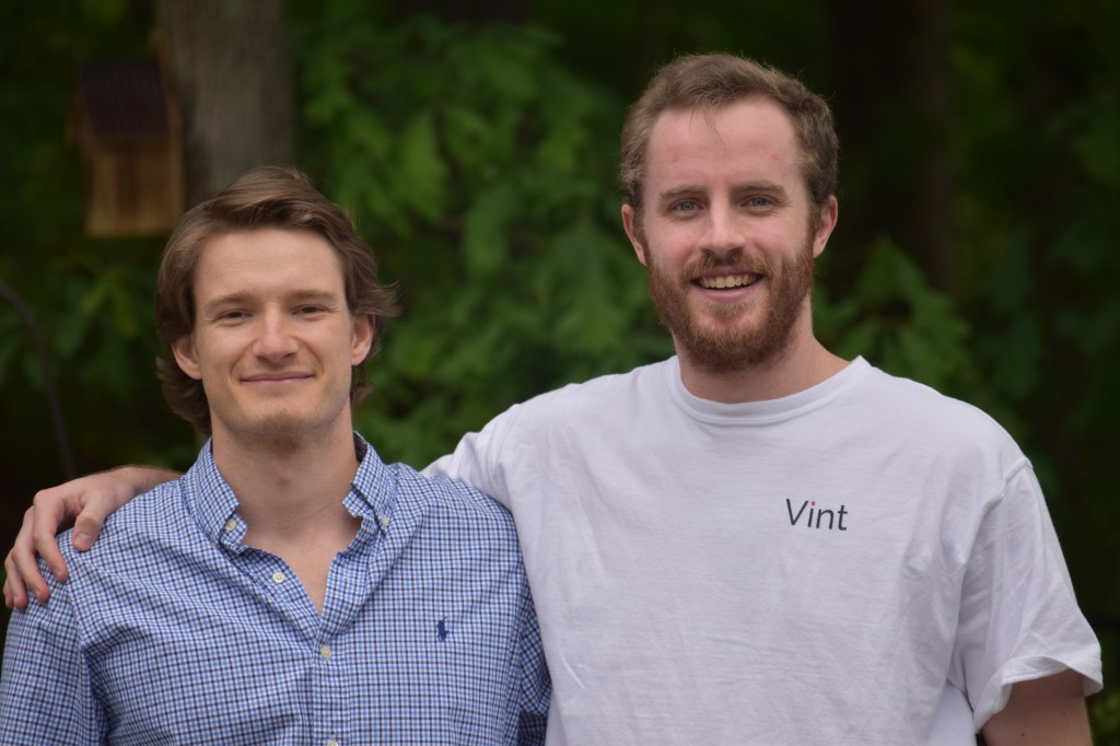 two men (Vint founders) standing