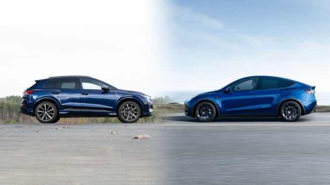Audi E-Tron vs Tesla Model Y review