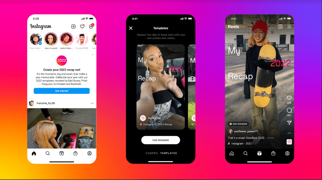 Instagram recap reel