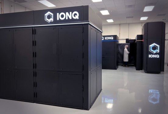 IonQ trapped ion quantum computing hardware
