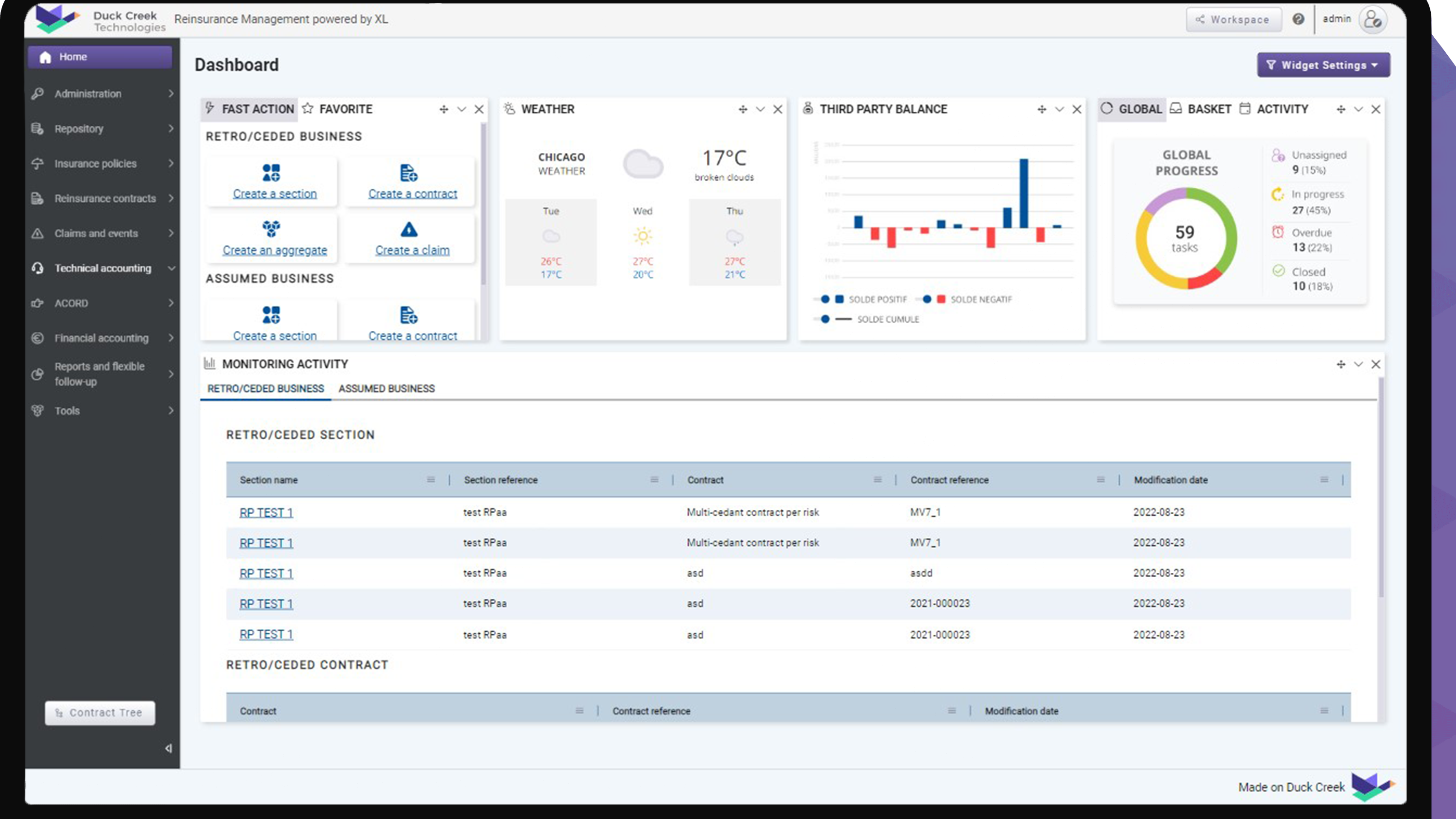 Duck Creek software