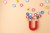 Social media apps marketing concept. Attracting (emoji, like, love, star, comment icon) with a huge magnet, 3d render. copy space.