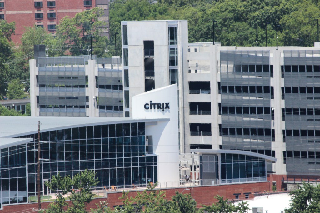 View of the Citrix building in Raleigh, North Carolina