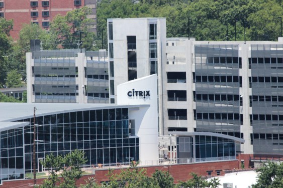 View of the Citrix building in Raleigh, North Carolina