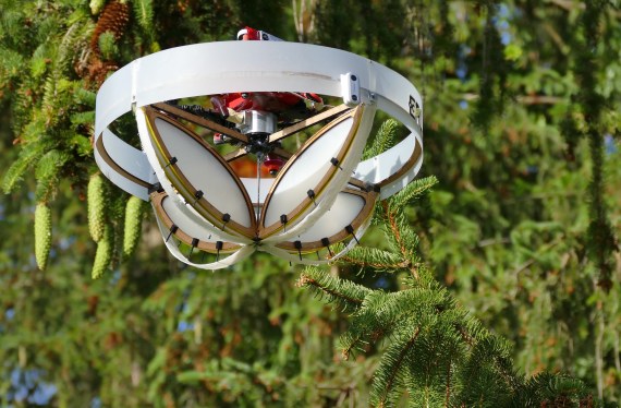 ETHZ's tree-sampling drone in action