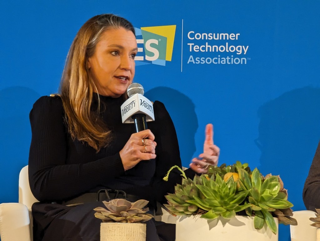 Netflix President of Worldwide Advertising Jeremi Gorman at CES.