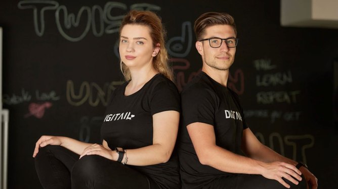 Ruxandra (CPO) & Sebastian (CEO), Digitail