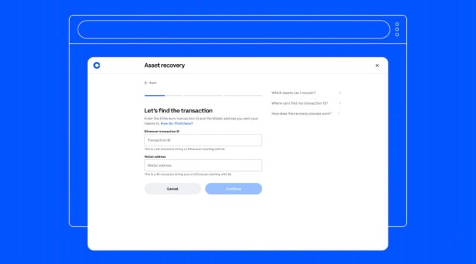 Coinbase recovery tool