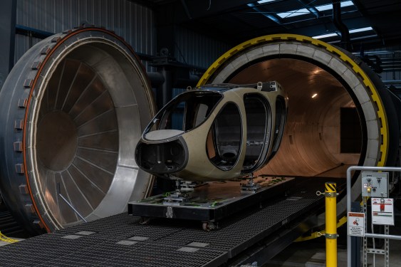 image of joby aviation evtol fuselage