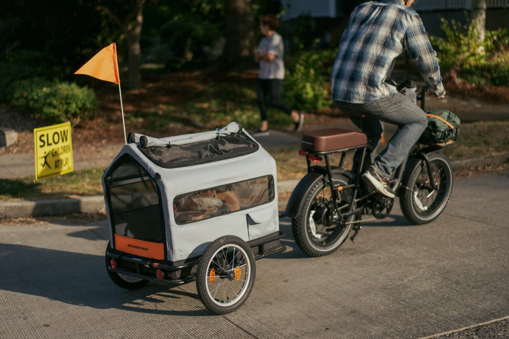 Rad Power trailer and pet insert