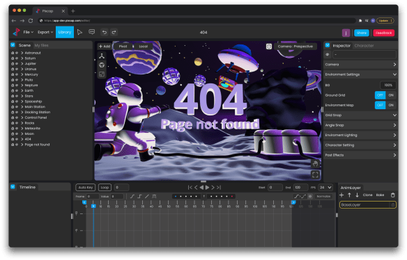 PixCap 3D image on monitor