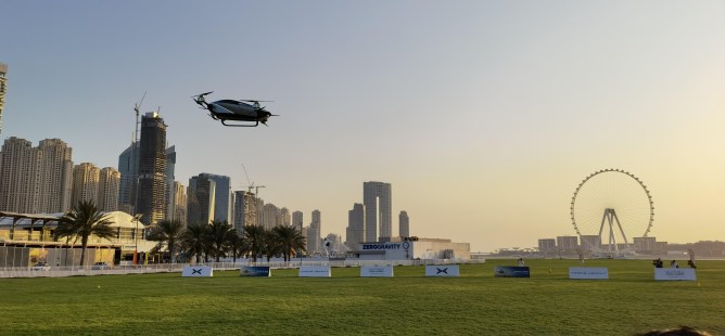 flying car in Dubai