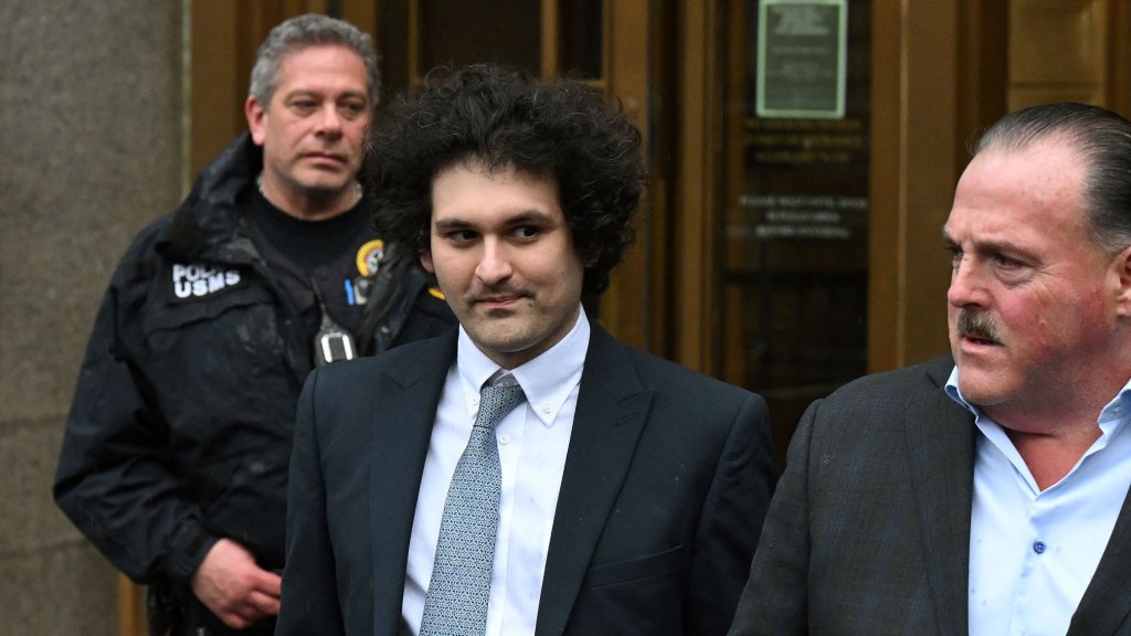 FTX Founder Sam Bankman-Fried leaves the US Federal Court in New York on February 16, 2023. - A federal judge ordered Sam Bankman-Fried back to court on Thursday after learning he used a virtual private network, or VPN to access the internet. (Photo by TIMOTHY A. CLARY/AFP via Getty Images)