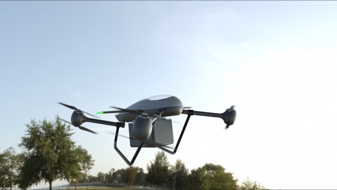 Render of a drone