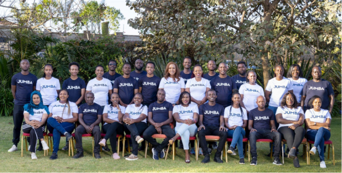 Construction tech startup Jumba team photo.