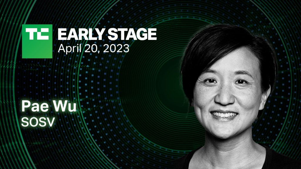 TechCrunch Early Stage, April 20, 2023 at Boston, MA, speaker Pae Wu of SOSV