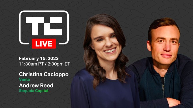 TechCrunch Live with Vanta and Sequoia Capital on February 15 at 1130am PT