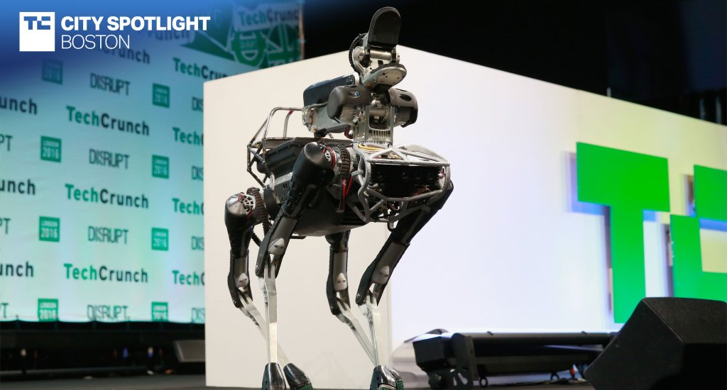 Boston Dynamics robot onstage