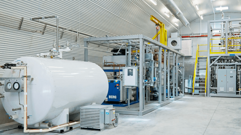 Air Company's "pilot plant" in Brooklyn, NY, where the startup says it makes sustainable aviation fuel.