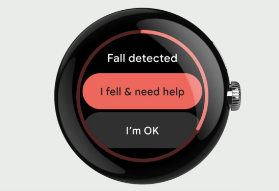 Google's Pixel Watch fall detection
