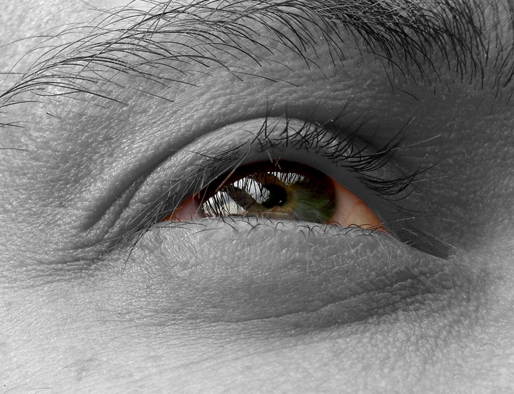 Close up of a human eye