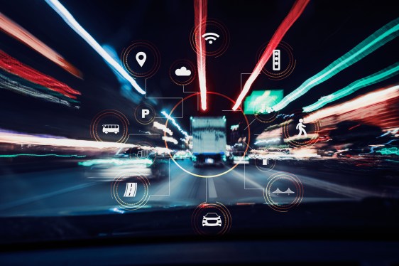 Traffic, vehicles, wireless communication network, internet of things, abstract image visual.