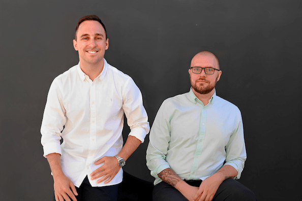 Monite: CEO Ivan Maryasin CEO (left), CTO Andrey Korchak (right)