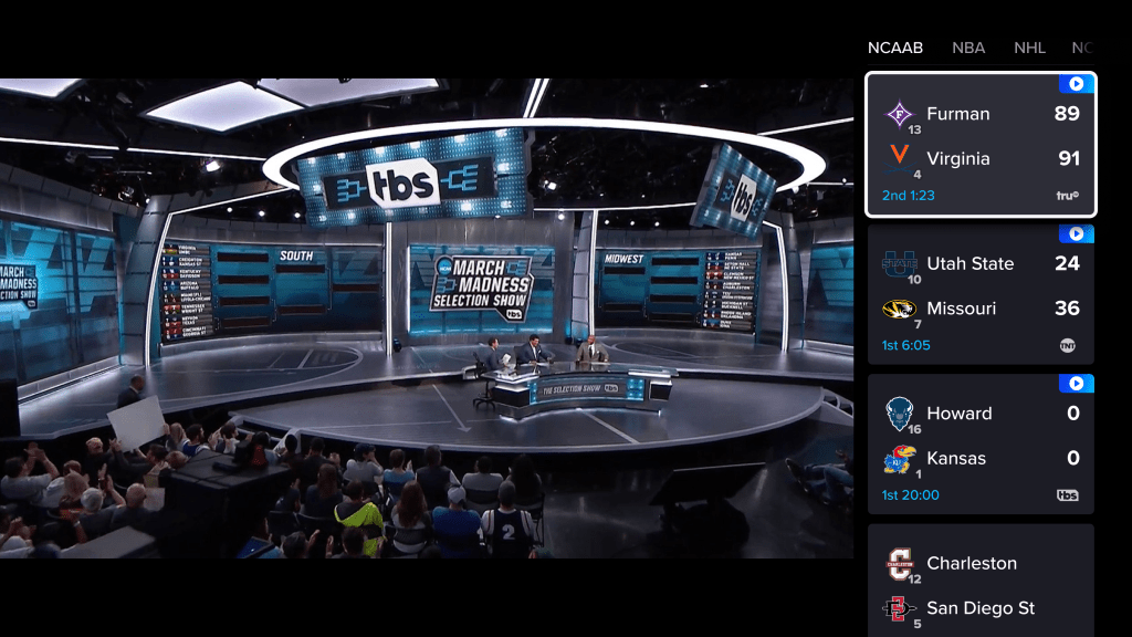 Sling TV Sports Scores