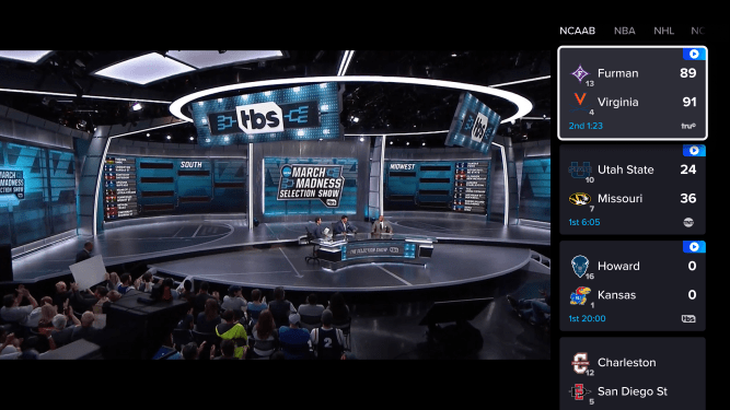 Sling TV Sports Scores