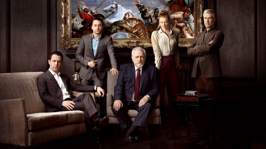 Cast photo from HBO's hit show Succession
