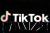 TikTok logo pictured at the company's booth during the Tokyo Game Show in Chiba prefecture on September 15