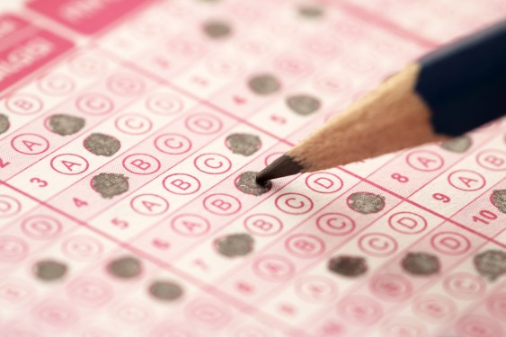 Multiple-choice scantron answer sheets with pencil Every Picard needs a Geordi La Forge: Use complementary intelligence types to build stellar startup teams