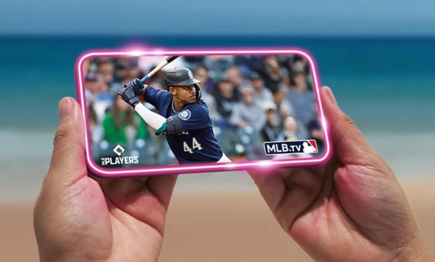MLB on a phone