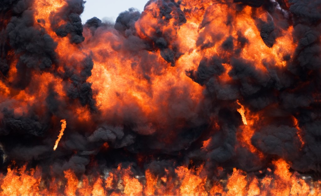 fire ball explosion