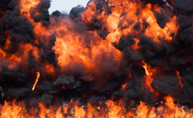 fire ball explosion