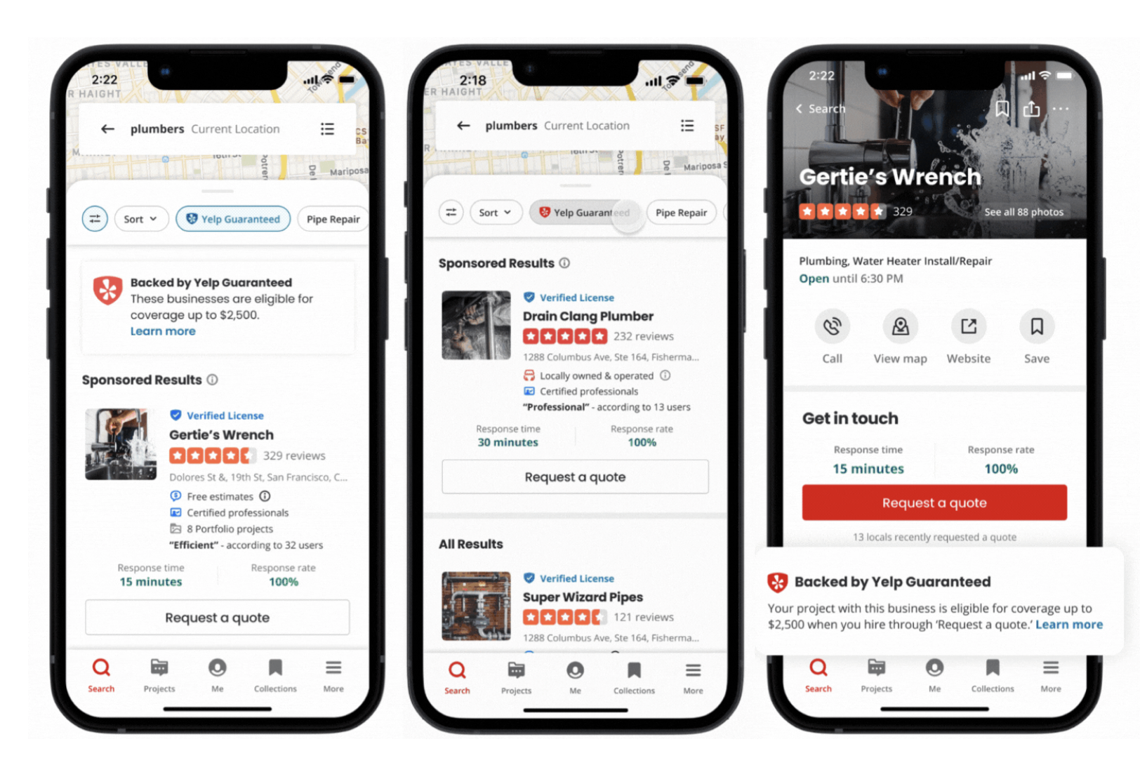 Yelp's new search updates