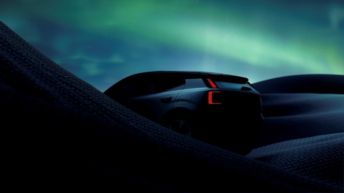 Volvo EX30 design UX teaser