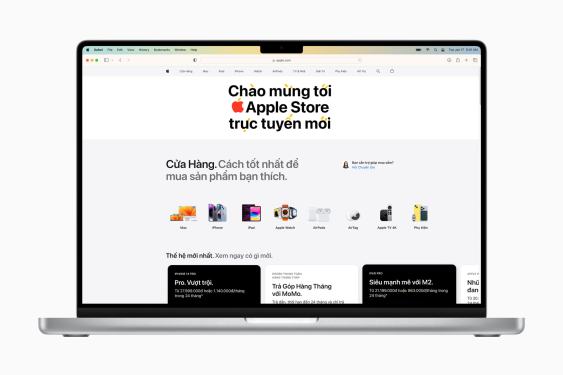 Apple launches its online store in Vietnam