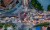 Traffic Jam at Night, Overhead View