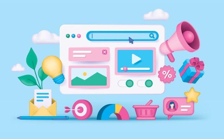 Building a brand via digital marketing.