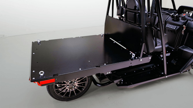 Arcimoto's new truck is based on its existing FUV platform.